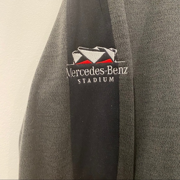 Nike Golf Dri-Fit  Grey Pullover 3/4 Zipper - Picture 3 of 4